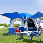 ABORON SUV Tent, 4/6 Person Waterproof SUV Camping Tent, Easy Setup Car Tent with Rainfly & Awning for Family Outdoor Adventures