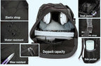 16L Foldable Backpack & Bucket Hat 2 In 1 Combo, Lightweight packable Travel Set, Compact Daypack with Sun Hat (Black)