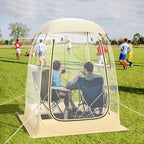 Goplus Sports Tent, Instant Pop up Weatherproof Shelter, Portable & Foldable Outdoor Clear View Bubble Tent w/Carrying Bag, Floor Mat, Watch Sports Events Camping