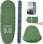 Elegear CumbreX™ Sleeping Pad for Camping with 9 R-Value, Ultralight Camping Sleeping Mat for All Seasons, Insulated Backpacking Sleeping pad, Durable Camping Mattress for Outdoor Hiking Tent