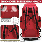 Hiking Backpack for Men 70L/100L Camping Backpack Military Rucksack Molle 3 Days Assault Pack for Climbing | Camping Backpack, 3 Days Assault Pack, for Climbing
