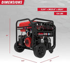 A-iPower 5000-Watt Remote Start Dual Fuel Portable Generator CO Sensor Shutdown, Heavy Duty Generators with 223cc OHV Engine For Jobsite, RV, Home Backup, Emergency(GXS5000RD)