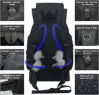 80L 100 liters Hiking Backpack Camping Rucksack, Men Outdoor Travel Climbing Knapsack Mountaineering Trekking Backpack
