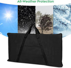 Griddle Storage Bag fit for Weber 6789 Full Size and Weber Genesis 400 Series Griddle Insert, Durable Handles and Thickened Bottom, Black