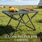 Folding Tactical Outdoor Table,Portable Adjustable Height IGT Modular Panels Camp Table with Light Bracket for Travel expeditions, Hiking, Picnics, BBQs & Beach Trips