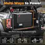 Setpower 12V Refrigerator with APP Control, 59QT Dual Zone Car Fridge Freezer,Electric Coolers for Vehicles AC/DC,Car Refrigerator 12V Portable Fridge for Car,SUV,Truck,RV,Camp,Travel,Road Trip,DT55