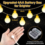 1 Pack Canopy Tent Lights, 40ft 80LEDs Canopy Lights Outdoor Battery Powered with 8 Modes, Bright Camping Canopy String Lights for 10' x 10' Pop Up Canopy Tent, Suitable for Tailgate Party