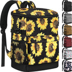Cooler Backpack 33 Cans Backpack Coolers Insulated Leak Proof Soft Beach Cooler Bag for Men Women Ice Chest Backpack Camping Hiking Picnic Travel Cooler Lunch Backpack