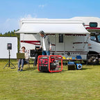 4500W Portable Generator with Inverter Technology, Gas Generator for home use, CO Protect (AL5040C)