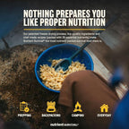 Triple Cheese Mac High Protein Meal (10 Servings) Freeze Dried Prepper Supplies & Emergency Food Supply, 40 Essential Nutritients, Shelf Stable Up to 25 Years, One Can