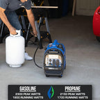 DuroMax XP2300iH 2,300-Watt Dual Fuel Portable Digital Inverter Generator - Gas & Propane, RV & Emergency Ready