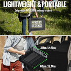 GARLLEN 2ft Folding Grill Table Max Capacity 66lbs, 3-Height Adjustable Folding Camping Table with Heat-Resistant Mesh Tabletop, Portable Aluminum Picnic Tables for BBQ, Outdoor, 22.8" L x 15.7" W