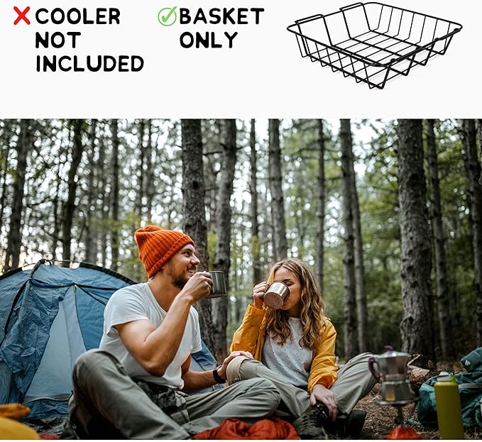 Cooler Basket for RTIC 65 Qt - Compatible with Dividers and other RTIC Cooler Accessories