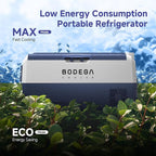 BODEGACOOLER 12 Volt Car Refrigerator,64 Quart Portable Car Freezer Fridge Bluetooth Control,(60L) -4℉-68℉ Electric Cooler 12/24V DC and 100-240V AC for Travel,Camping,RV,Boat Road Trip Tailgating