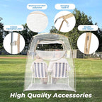 All Weather Proof Pod Sports Tent,Outdoor Weather Tent Sports Pod Pop Up Shelter with Sealed Floor,2-4 Person Clear Tent for Sport Event,Camping,Fishing 8 Sizes & Multicolor