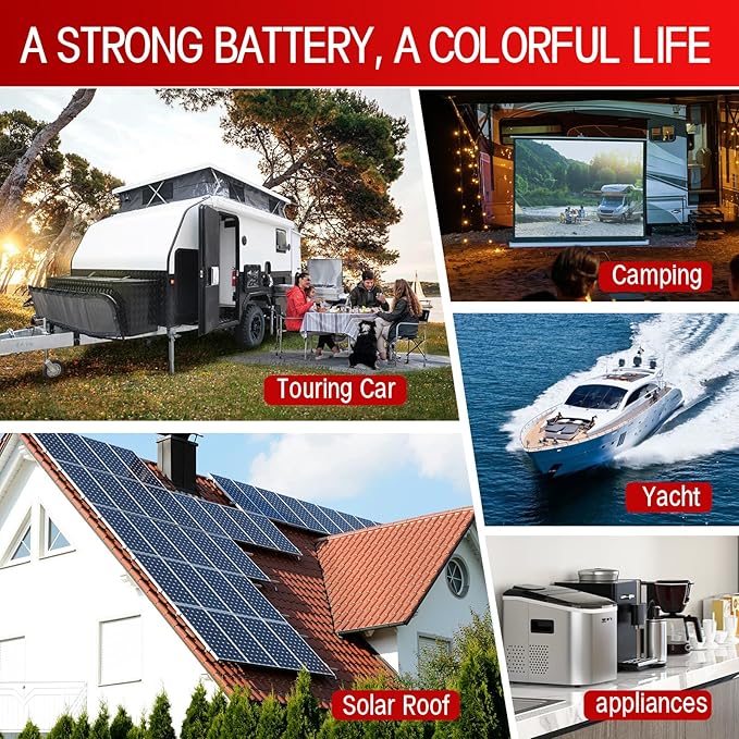12V 660Ah(2Packs) LiFePO4 Battery Small Size, 16.8KWh Lithium Battery with 250A BMS, Up to 10000+ Rechargeable Cycles, Perfect for RV Camping, Trolling Motor, Solar Power Storage (12V*660Ah*2Packs)