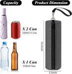 2 Pack Golf Cooler Beer Sleeve for Golf Bag Beverage Sleeve Small Can Cooler Accessories Keep Drinks Cold Golf Cooler Sleeve for Outdoor Sports Daily Work Travel Hiking