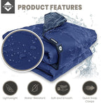 onewind Double Hammock Underquilt Warm Insulation Ultralight 3-4 Season Camping Quilt, Portable for Hiking, Backpacking