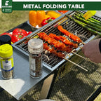 Folding Picnic Table for Grill Outdoor Camping Table with Portable Mesh Bag, Compact & Foldable for Easy Storage - Great for Picnic, Garden, Patio, Dining, BBQ, Party, Market 2Ft