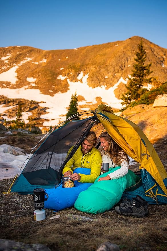Kelty Far Out Backpacking Tent + Tent Footprint Package, 2 or 3 Person Capacity, Backpacking Starter Kit and Camping Shelter, Stuff Sack Included