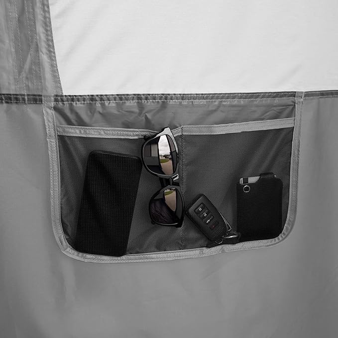 E-Z UP Camping Cube Sport, Converts 10' Angled Leg Canopy into Camping Tent