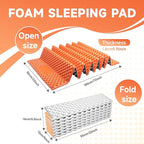 Ultralight Closed Cell Foam Sleeping Pad for Hiking,Moisture-Proof Folding Sleeping Pad Backpacking,Sleeping Mat for Camping,Car Camping Mats