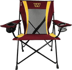 Kijaro Sports Fan Folding Chair, 26" L x 35.5" W x 37" H, Washington Commanders