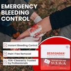 Responder First Aid Powder- FDA Cleared for Wound Care,Plant-Based,Instantly Stops Bleeding for Cuts, Scrapes and Survival Equipment