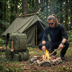 Military Tactical Backpack for Men 60L Waterproof Bug Out Bag Survival Rucksack Go Bag Emergency Molle System Army 3 Day Assault Pack for Hiking Hunting Camping Green