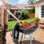 Cast Iron Basting Pot and Sauce Pan Set – Small Cast Iron Melting Pot for Butter, Sauces, Garlic – Perfect for Grilling, Camping, Kitchen & Outdoor Stove Use – Premium BBQ Accessories