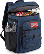 Tactical Backpack Cooler, 25L Cooler Backpack Insulated Leak-Proof, Heavy Duty Large Lunch Backpack, Waterproof Ice Chest Backpack for Men Women Adults Work Daytrip Camping Beach Hiking Accessories
