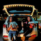 1 Pack Canopy Tent Lights, 40ft 80LEDs Canopy Lights Outdoor Battery Powered with 8 Modes, Bright Camping Canopy String Lights for 10' x 10' Pop Up Canopy Tent, Suitable for Tailgate Party