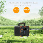 300W Portable Power Station, Solar Generator 259Wh, 70,000mAh LiFePO4 Battery with 65W USB-C PD&Pure Sine Wave AC, Solar Charging for Camping,Home,Emergency Power(SOS Light & LCD Display)