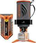 Jetboil Flash 1.0L Portable Fast Boil Stove with WindGuard for Camping and Backpacking, 1-Step Auto Ignition, New for 2026, Propane/Isobutane Burner, Topo