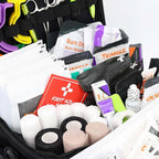 Lightning X Products Lightning X Mid-Sized First Responder EMT Bag | LXMB25 Fully Stocked w/ 240+ Aid, EMS & Trauma Supplies - Black