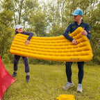 widesea Sleeping Pad R-Value 7.6 for Cold Weather Camping - Ultra Lightweight 777g, 199x58x9cm, Compact 26.5x17cm, Double Valve