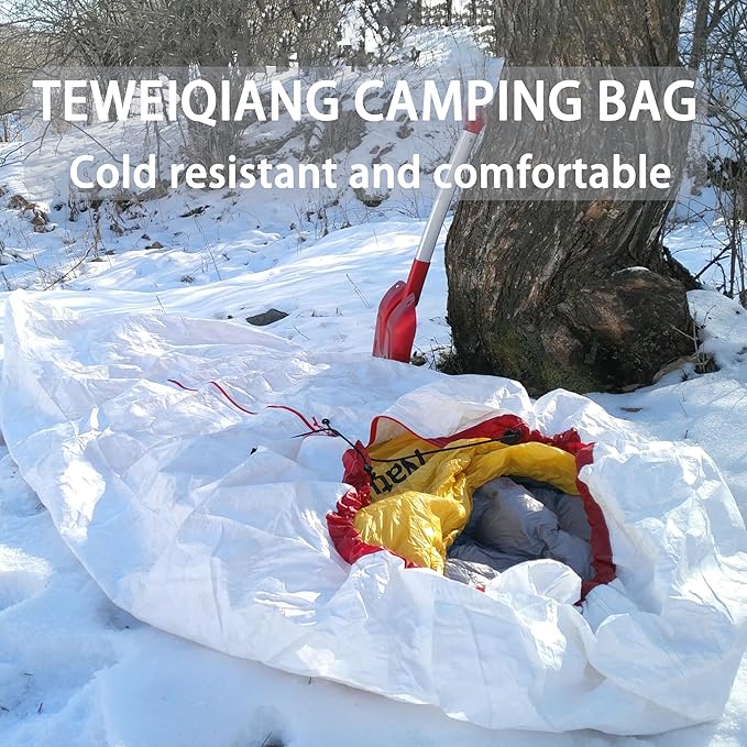 3F UL Gear Travel Sleeping Bag 3 Season, Waterproof & Stain resistan Sleeping Bag for Adults Kids, Lightweight Compact Camping Essentials Accessories Hiking Sleep Must Haves