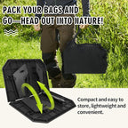 Ultralight Folding Camping Table - 2 Height Adjustable Portable Outdoor Picnic Beach Desk with Carry Bag,Compact for Backpacking,Camp,Travel,Patio
