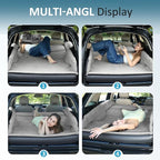 Self-Inflating SUV Air Mattress with Built in Electric Pump，car air Mattress for Trunk，Portable car Mattress for Travle and Camping (Light Gray)