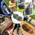 1200 Paracord Rope - 4.4mm 14 Strand Nylon Parachute Spool para Cord Lanyard for Outdoor Camping Survival Utility Tent Crafting DIY Projects Fishing Clothsline Bracelet - Camo Green 100FT