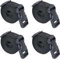 Premium Utility Straps with Quick Release Buckle Adjustable Short Nylon Tie Down Straps for Backpack Tactical Lashings Camping Gear Sleeping Bag Mattress Conveyor Belt Luggage
