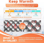 Ultralight Closed Cell Foam Sleeping Pad for Hiking,Moisture-Proof Folding Sleeping Pad Backpacking,Sleeping Mat for Camping,Car Camping Mats