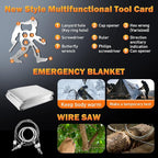 Survival Gear Kit for Men: 27-in-1 Complete Tools & Camping Accessories for Hiking, Fishing, Emergency | The for Husband, Dad, Boyfriend