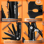 Gifts for Men 12 in 1 Hammer Multitool, Father' s Day Gifts from Daughter, Hunting Anniversary Birthday Gifts for Men Who Wants Nothing, Camping Essentials Survival Gear, Cool Gadgets for Husband