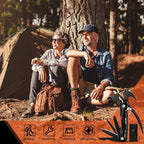 Gifts for Men 12 in 1 Hammer Multitool, Father' s Day Gifts from Daughter, Hunting Anniversary Birthday Gifts for Men Who Wants Nothing, Camping Essentials Survival Gear, Cool Gadgets for Husband
