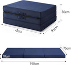 Sleeping Mats for Adults,Memory Foam Camping Trifold Mattress,Folding Pad,Machine Washable Cover,Floor Guest Bed