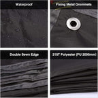 REDCAMP Waterproof Camping Tent Tarp - 36"x83", 4 in 1 Multifunctional Tent Footprint for Camping, Hiking and Survival Gear, Lightweight and Compact