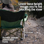 Kelty Lowdown Couch - 3 Person Capacity Camping Chair, Extra Large and Sturdy Bench for Campsites, Soccer Games, and Backyard Parties