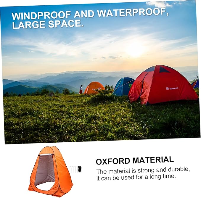 Mipcase Outdoor Camping Tent Heat Retaining Space Quick-Open Changing Portable Inflatable Tent for Beach Fishing Easy to Carry