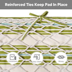 SUNCREAT Outdoor Portable Hammock Pad, 2 Person Polyester Hammock Pad, Green